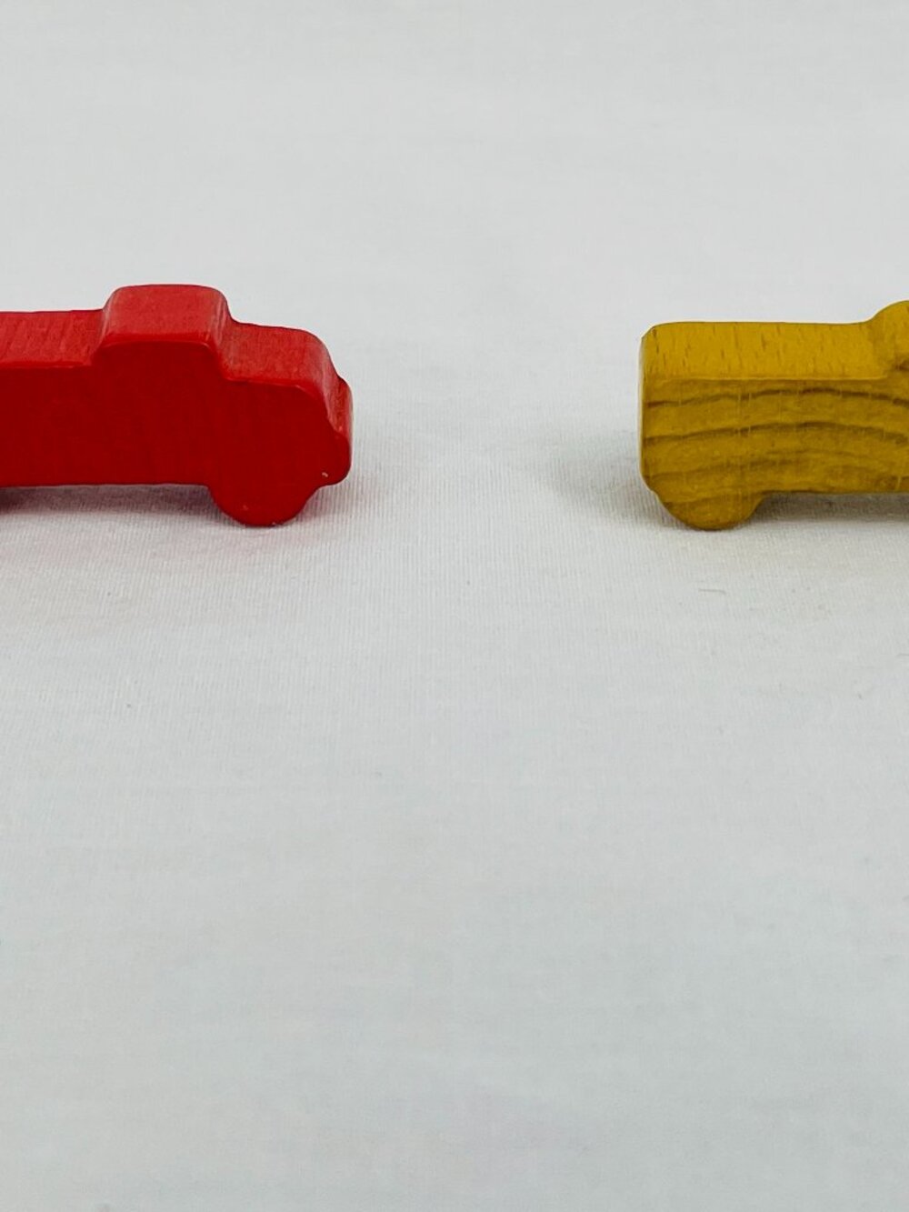 Vintage Handcrafted Wooden Red and Yellow Truck Block Bundle